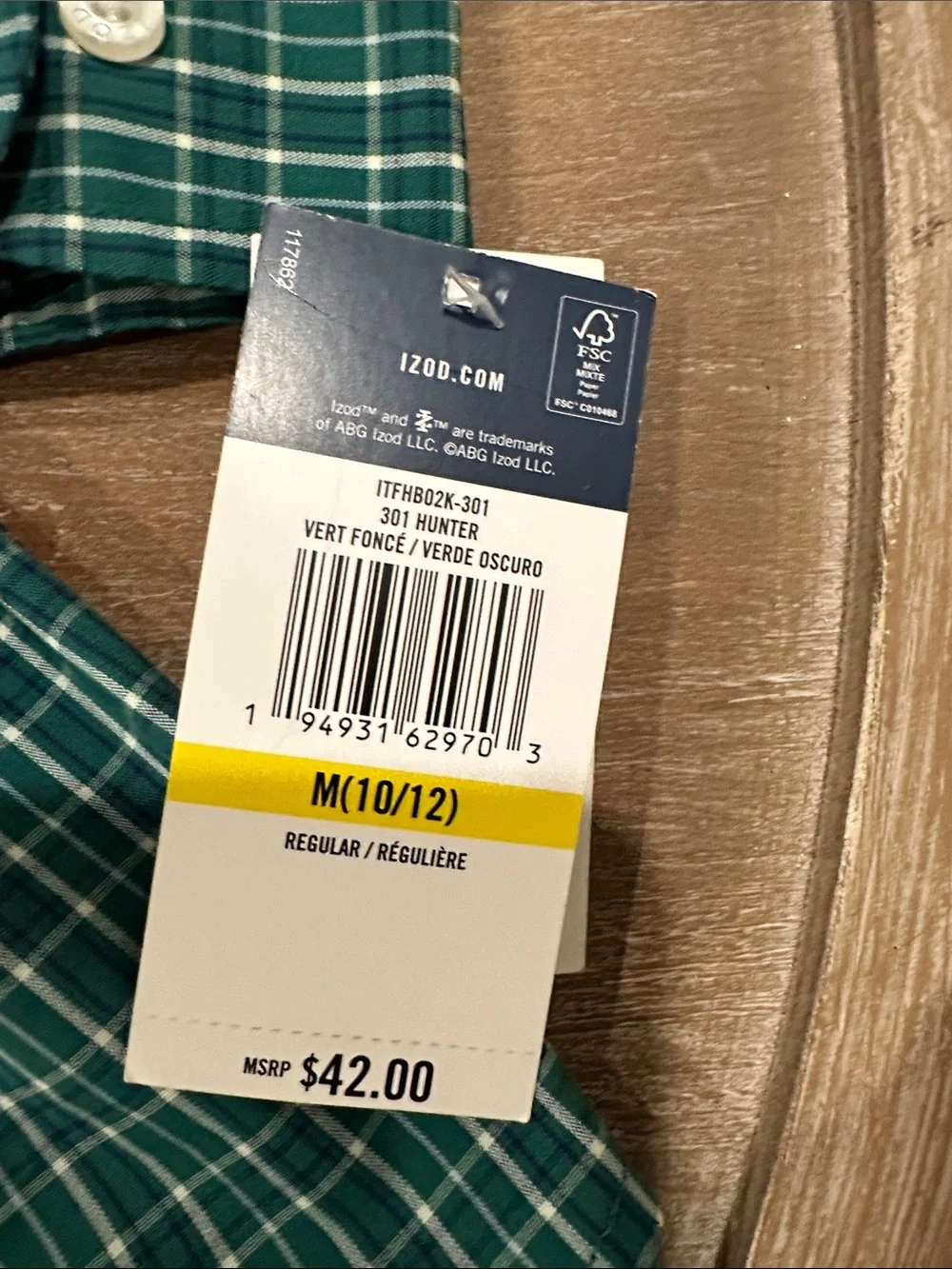 Izod brand new